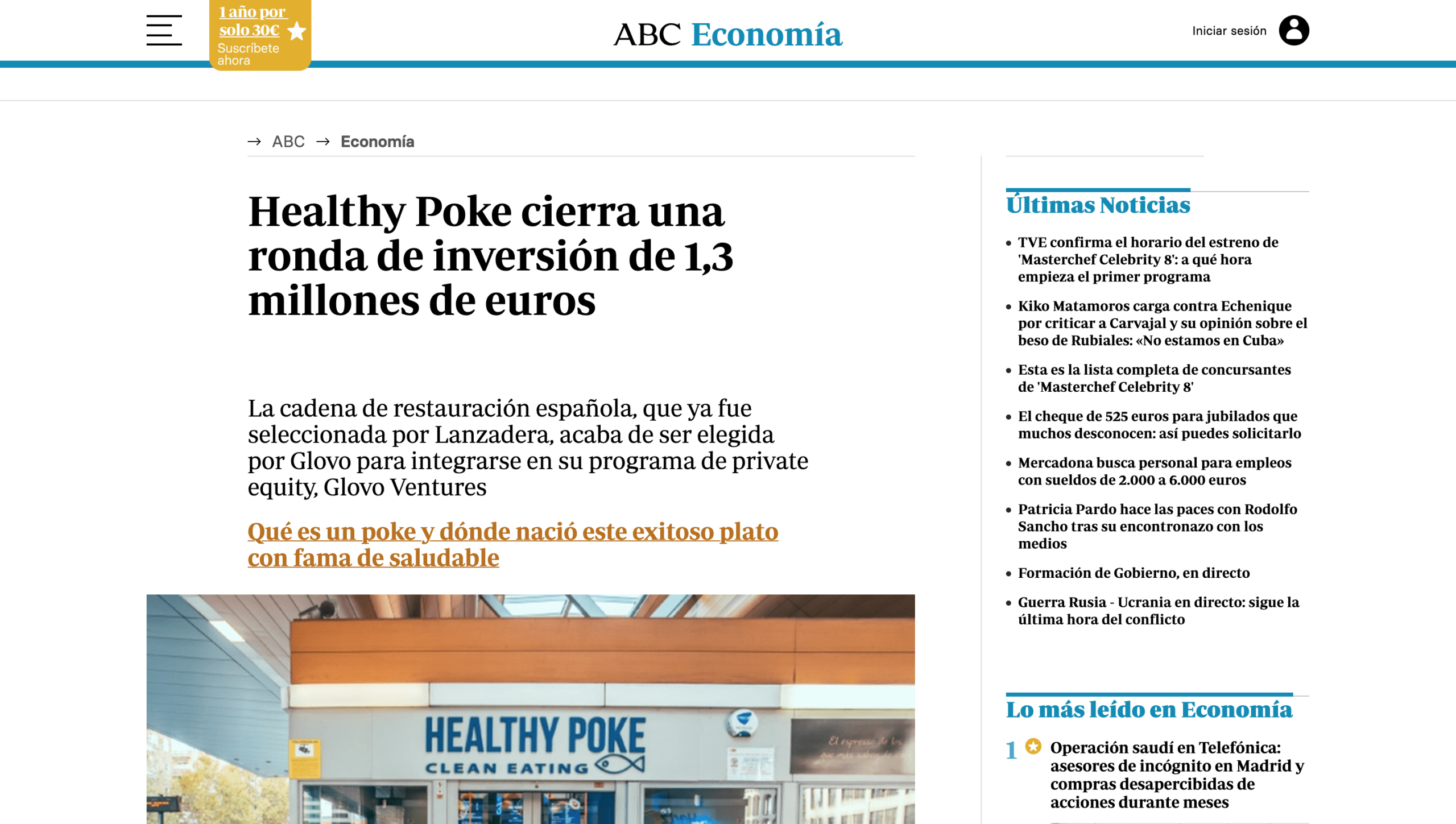 Healthy Poke closes a €1.3 million funding round