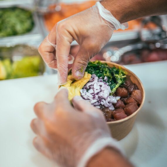 Crea tu Poke Bowl ingredientes y toppings