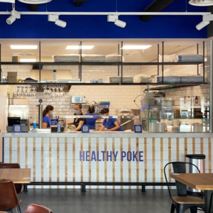 Healthy Poke Restaurante Alcalá de Henares Interior del restaurante Healthy Poke en Alcalá de Henares