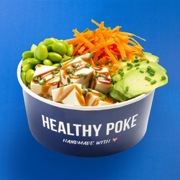 tofu proteina vegetal healthy poke bowl
